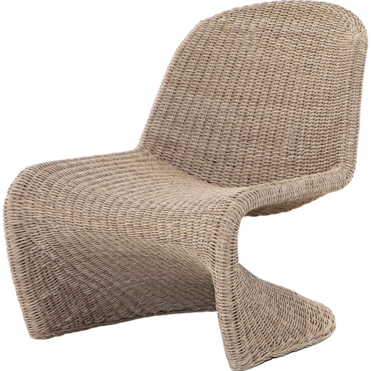 Portia Outdoor Occasional Chair by Four Hands. Made from 100% polyethylene, iron in a coastal style.