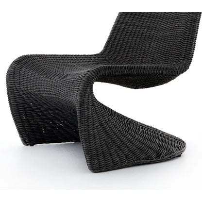 Portia Outdoor Occasional Chair by Four Hands. Made from 100% polyethylene, iron in a coastal style.