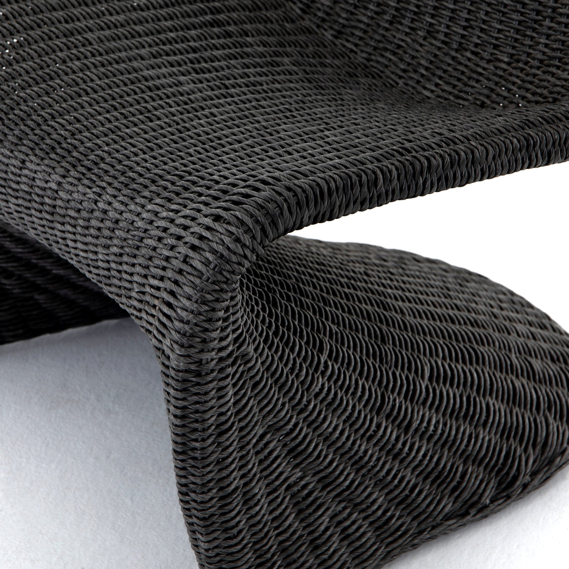 Portia Outdoor Occasional Chair by Four Hands. Made from 100% polyethylene, iron in a coastal style.