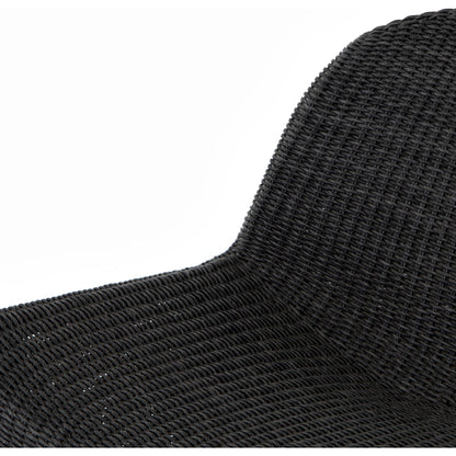 Portia Outdoor Occasional Chair by Four Hands. Made from 100% polyethylene, iron in a coastal style.