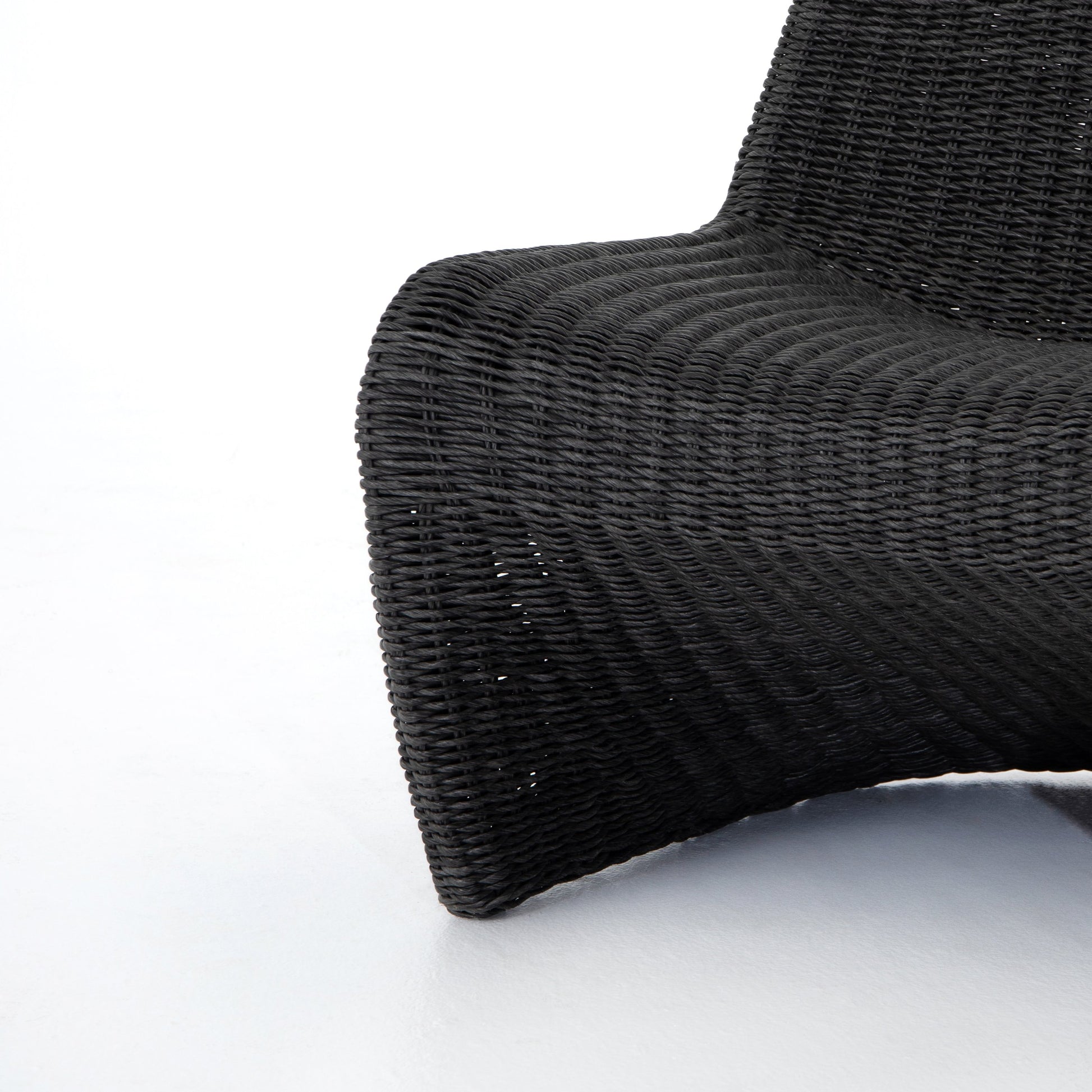 Portia Outdoor Occasional Chair by Four Hands. Made from 100% polyethylene, iron in a coastal style.