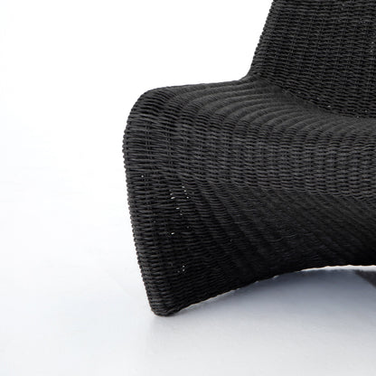 Portia Outdoor Occasional Chair by Four Hands. Made from 100% polyethylene, iron in a coastal style.
