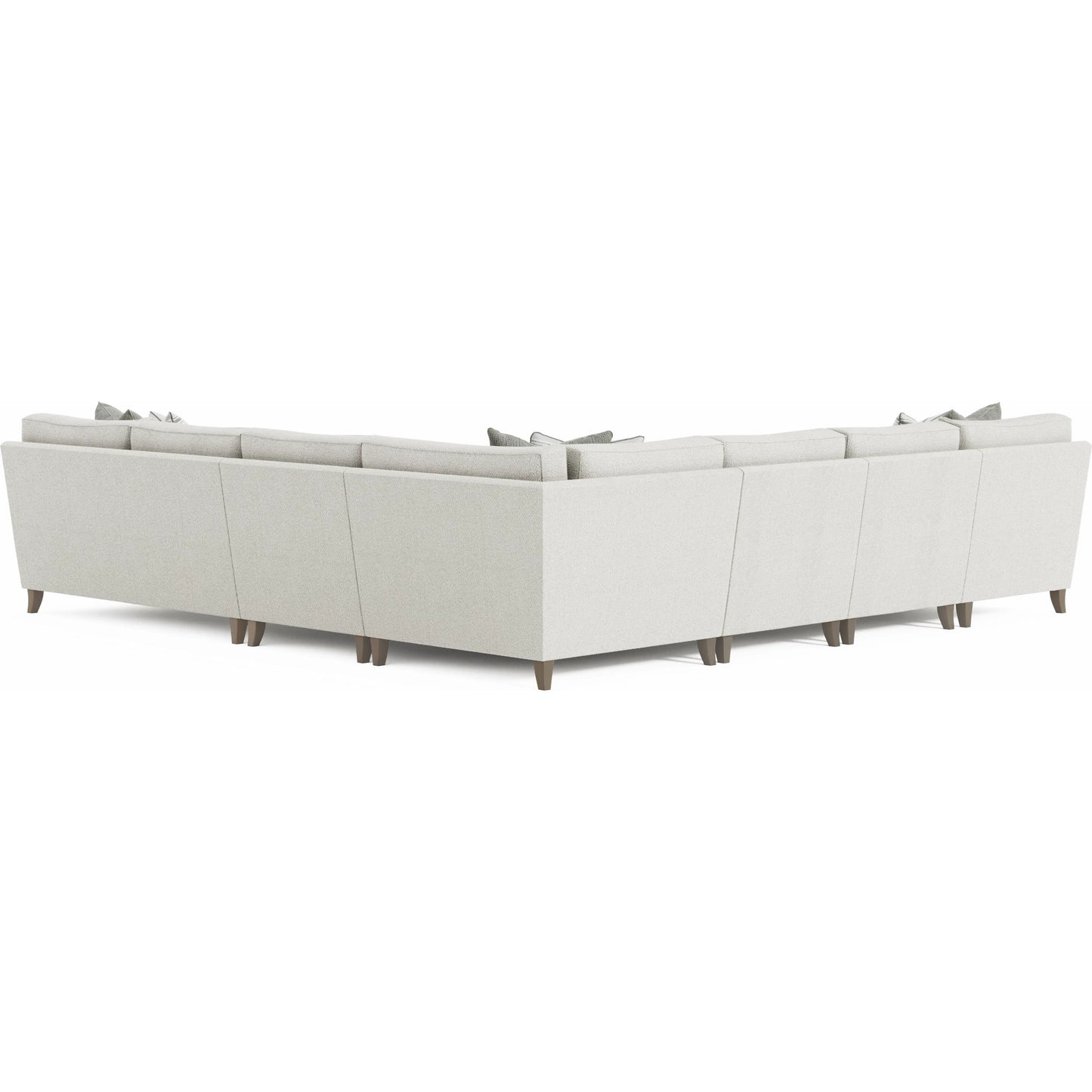 007 SI-2534139 | Additional Silo | Mila 6-Piece Fabric Sectional by Bernhardt in white. Made from fabric in a transitional style.