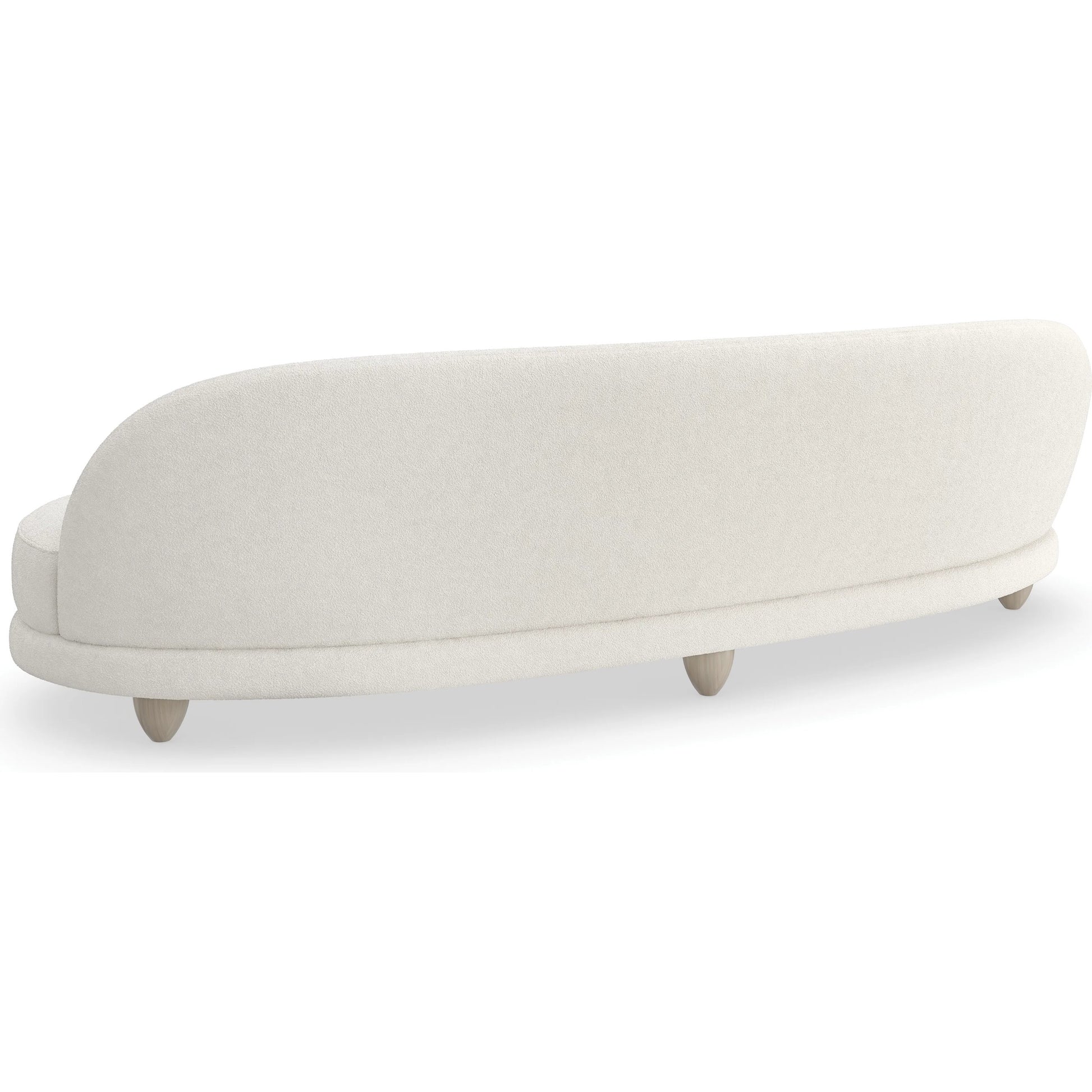 Tulum 110" Sofa by Caracole in sabbia. Made from ash, japanese sen in a transitional style.