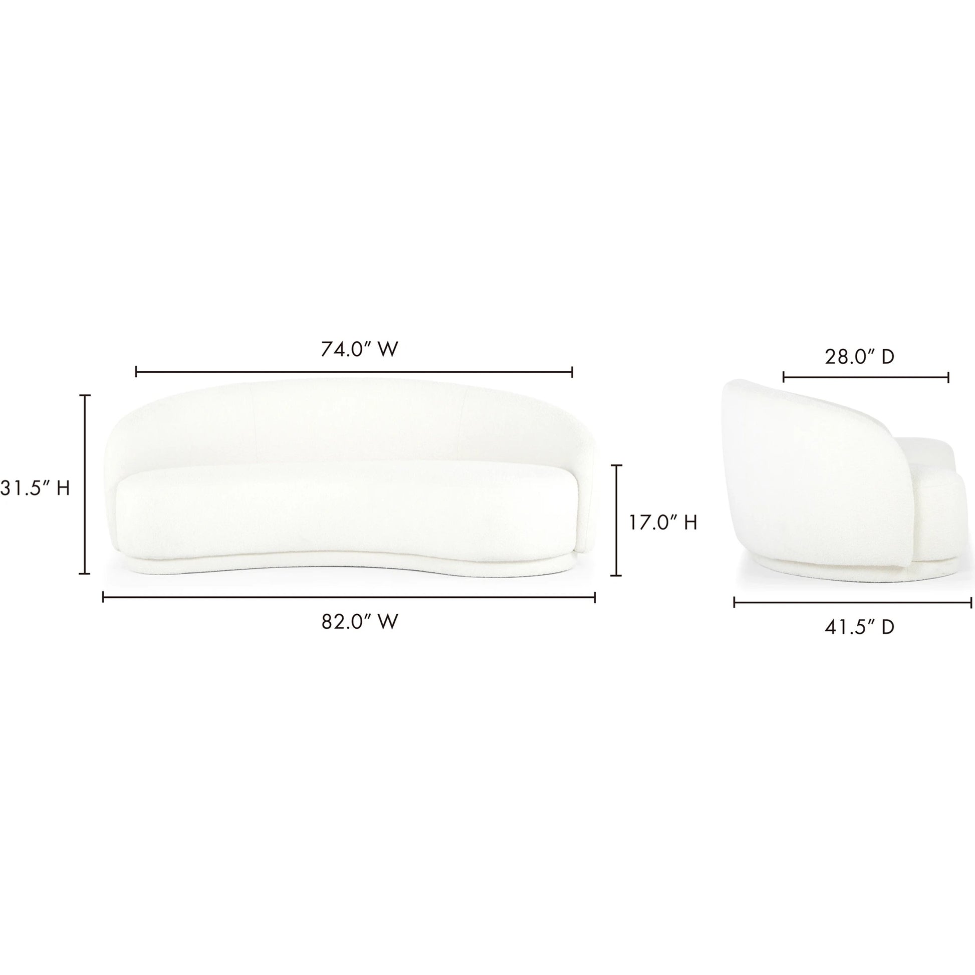 Excelsior Sofa by Moe's Home Collection. Made from unique in a modern style.