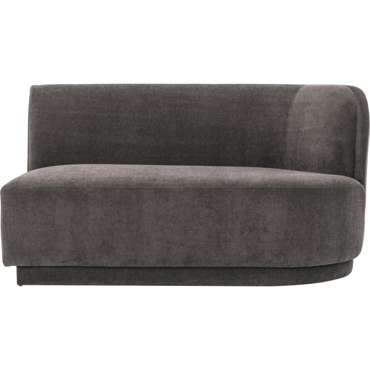 Yoon 2 Seat Sofa by Moe's Home Collection. Made from upholstery: 100% polyester, fsc wood 100% on frame, webbing, coil spring support, high resilience fire retardant foam, fiber fill in a unique style.