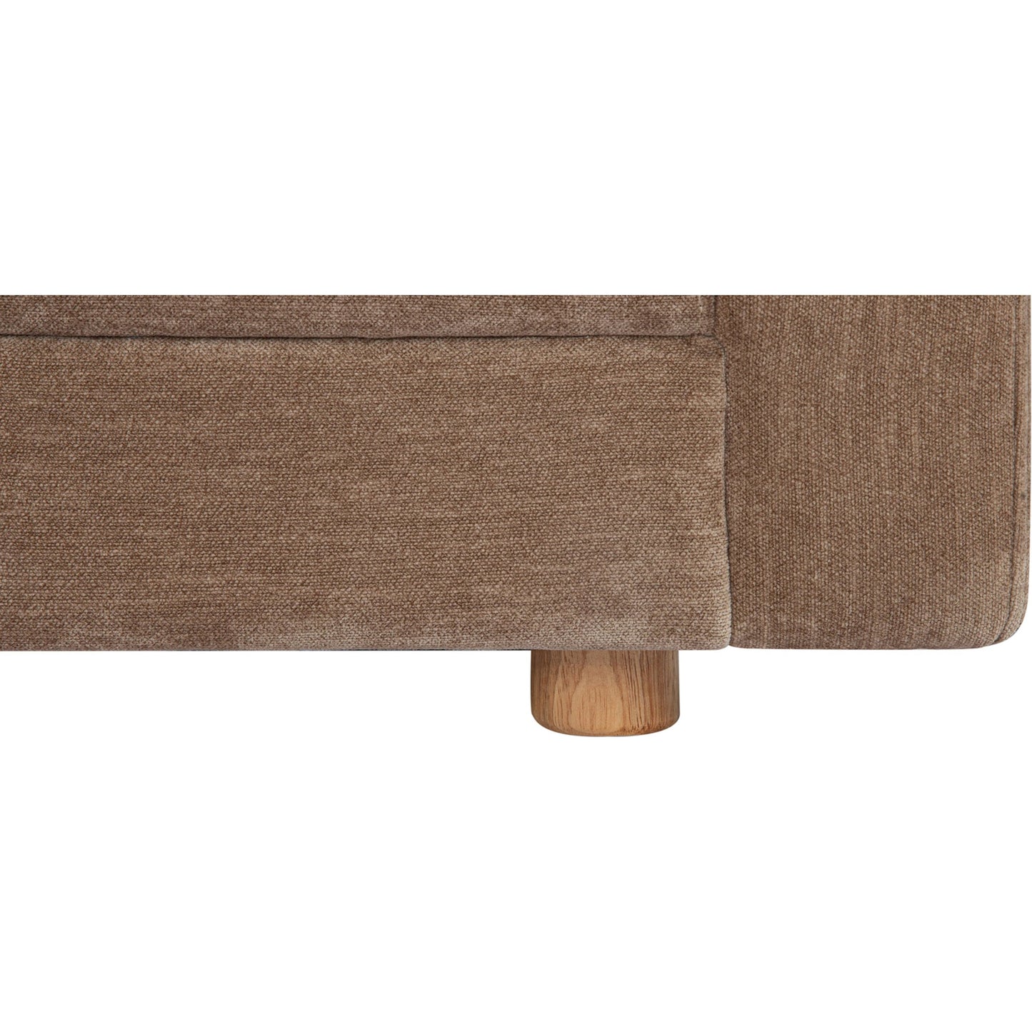 006 SI-2441317 | Closeup | Bryn Sectional Camel by Moe's Home Collection in brown. Made from unique in a transitional style.