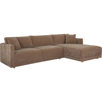 Bryn Sectional Camel by Moe's Home Collection in brown. Made from unique in a transitional style.