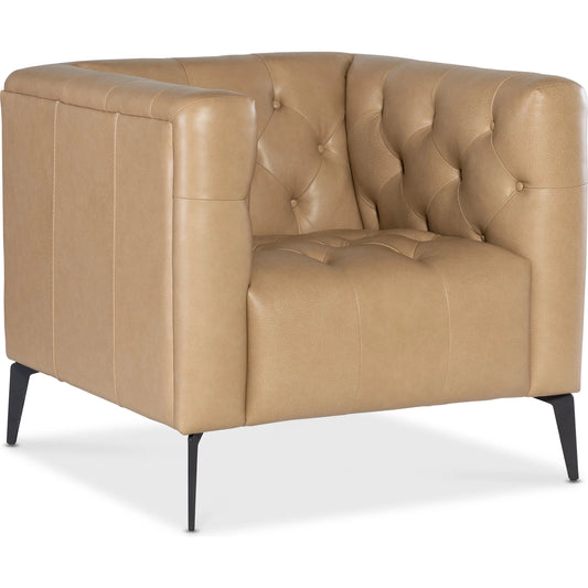 Nicolla Stationary Chair by Hooker Furniture in matte black. Made from unique in a traditional style.