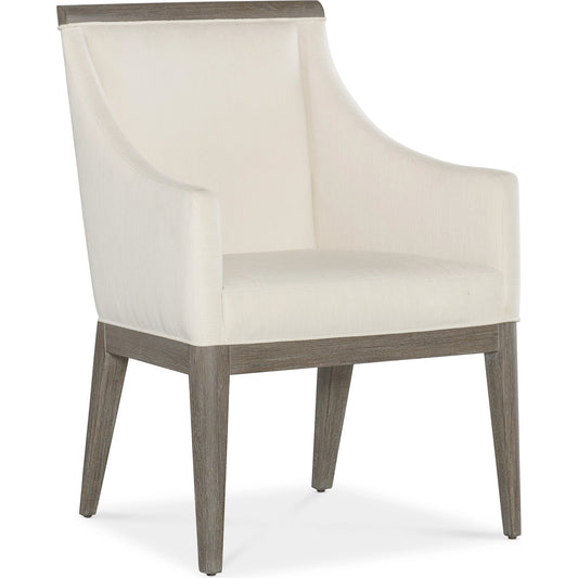 Modern Mood Upholstered Arm Chair (Set of 2) by Hooker Furniture in cottony cotton. Made from 100% polyester, metal in a modern style.