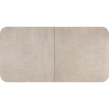 Modern Mood Leg Dining Table by Hooker Furniture. Made from oak veneers, metal in a modern style.
