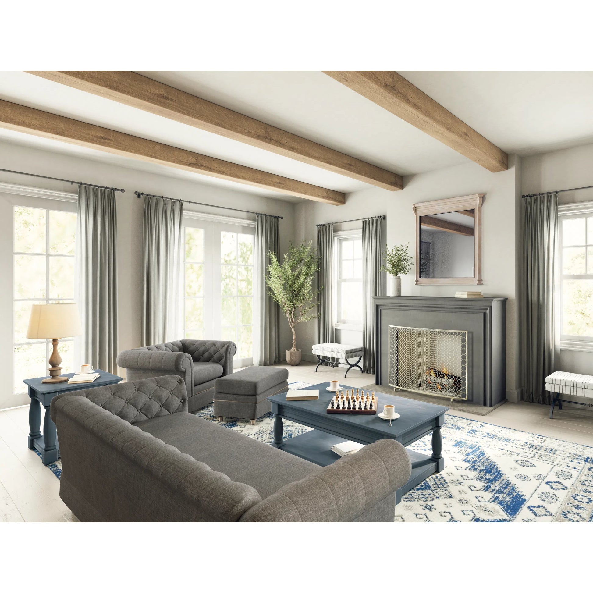 Alcove Single Bench by A.R.T. Furniture in sidecar graphite, burnished brass. Made from parrawood solids, iron, fabric, foam in a modern style.