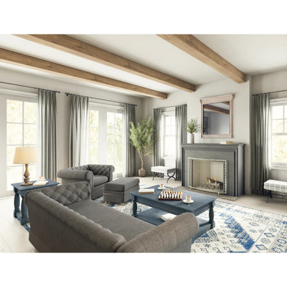 Alcove End Table by A.R.T. Furniture in slate. Made from acacia solids, maple veneers in a transitional style.