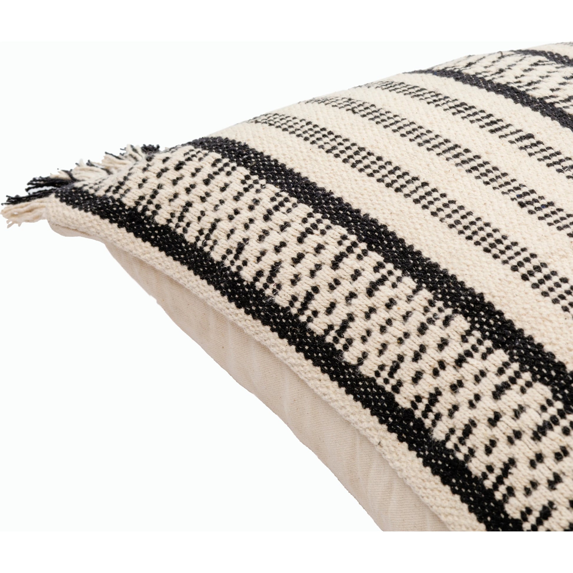 Jasna Pillow - 27455 by Surya in cream, light beige. Made from 100% cotton in a eclectic & global style.