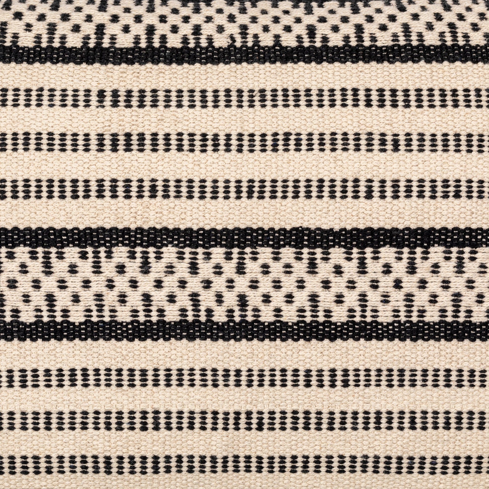 Jasna Pillow - 27455 by Surya in cream, black. Made from 100% cotton in a eclectic & global style.