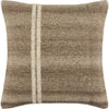 Taupe, Ivory, Charcoal / Down / 18"L x 18"W
