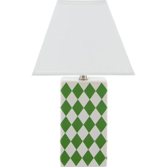 Janie Accent Table Lamp by Livabliss in glazed. Made from ceramic, linen in a unique style.