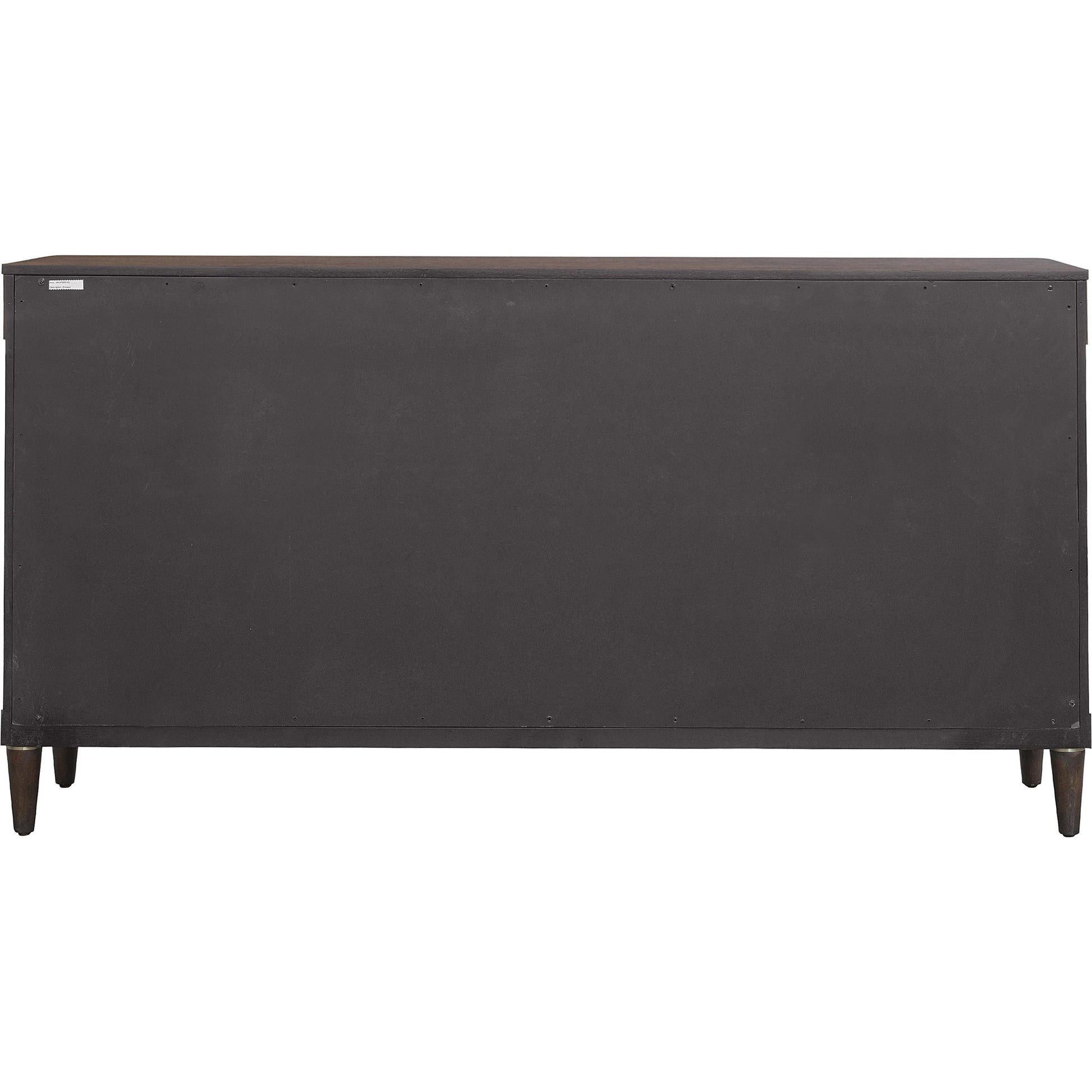 Asher Park 8 Drawer Dresser by Pulaski Furniture in piano brown. Made from eucalyptus veneers in a unique style.