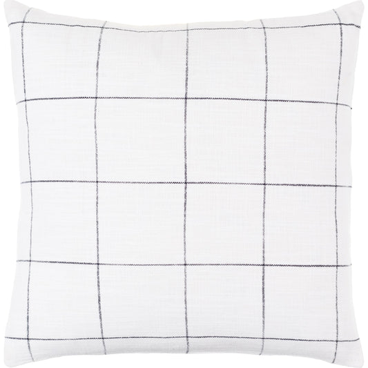 Joanna Pillow - 483943 by Livabliss in off-white. Made from front: 100% cotton, back: 100% cotton in a modern style.
