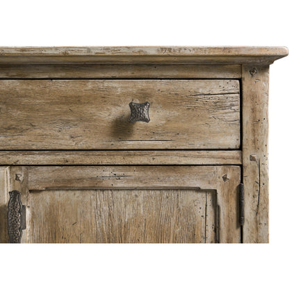 Caldera Sideboard by Jonathan Charles in light spain painted walnut. Made from main acacia veneer in a unique style.