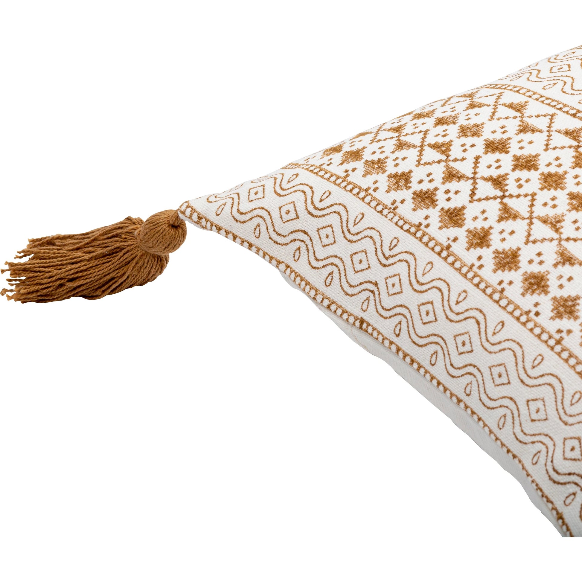 Prisha Pillow - 8032 by Livabliss in navy, light beige. Made from 100% cotton in a eclectic & global style.