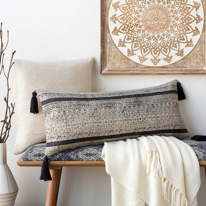 Janya Pillow - 16487 by Livabliss. Made from 100% cotton in a eclectic & global style.