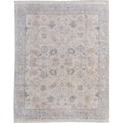Caldwell Rug - 8798976F by Feizy in ivory, tan, blue. Made from wool, viscose in a unique style.