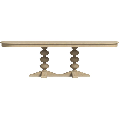 Haven Rectangular Dining Table by A.R.T. Furniture in sun oak. Made from parawood solids, oak veneer in a transitional style.