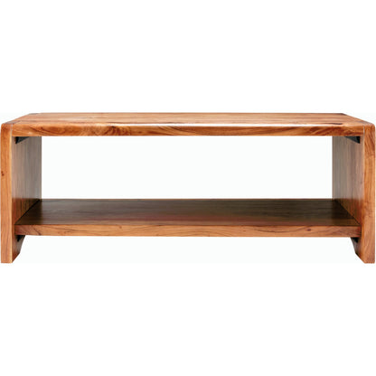 Joiner Coffee Table - 499044 by Surya in brown and lacqueredlacquered. Made from acacia in a modern style.
