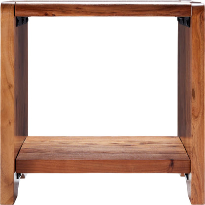 Joiner - 499047 by Surya in brown and lacquered. Made from acacia in a rustic style.