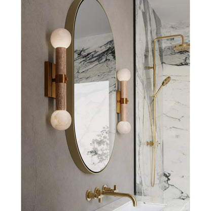 Beatrix Bath Wall Sconce by Currey and Company. Made from unique in a modern style.