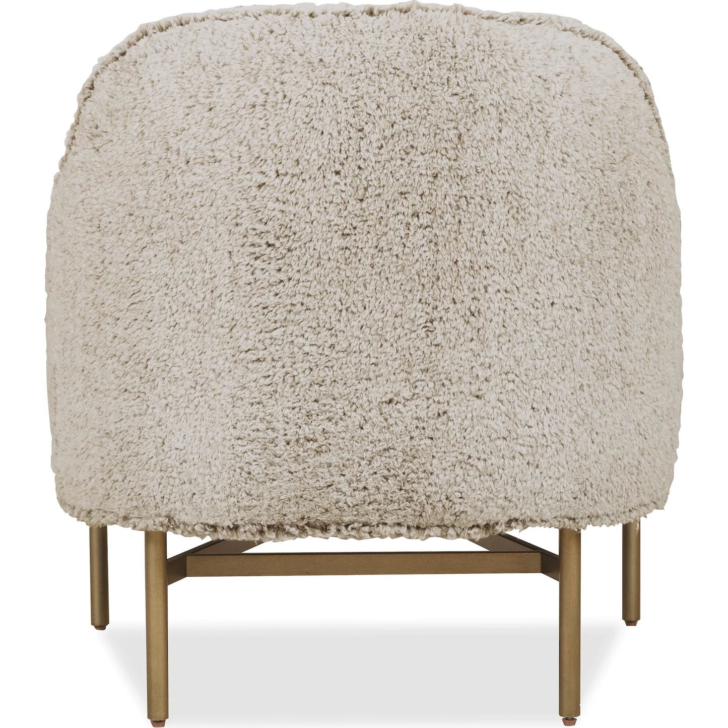 002 SI-2458609 | Additional Silo | Milo Lounge Chair by Hooker Furniture in shear fawn and gold metal. Made from fabric in a transitional style.