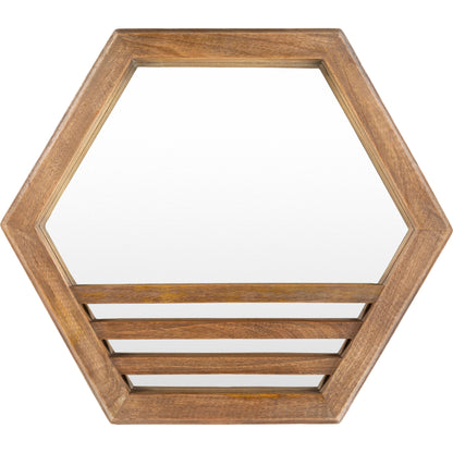 Jorah - 25048 by Surya in brown and stained. Made from wood in a modern style.