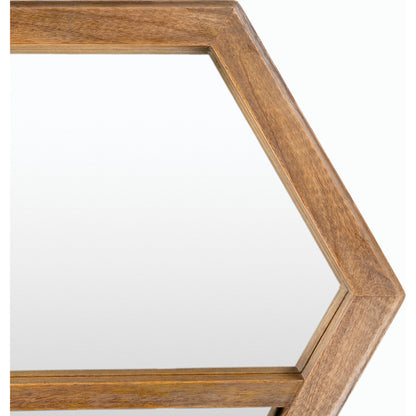 Jorah - 25048 by Surya in brown and stained. Made from wood in a modern style.