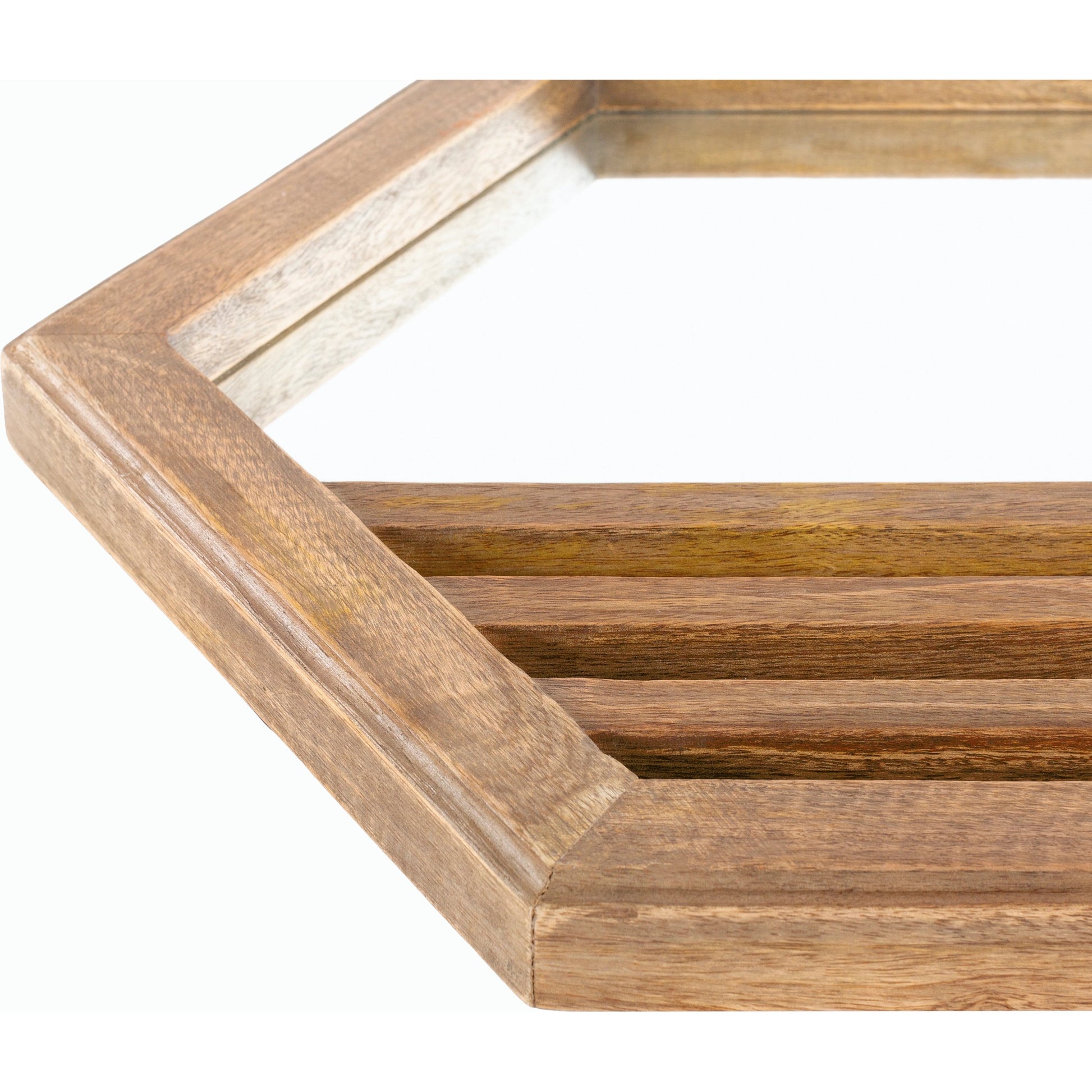 Jorah - 25048 by Surya in brown and stained. Made from wood in a modern style.