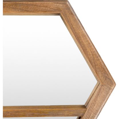 Jorah - 25048 by Surya in brown and stained. Made from wood in a modern style.