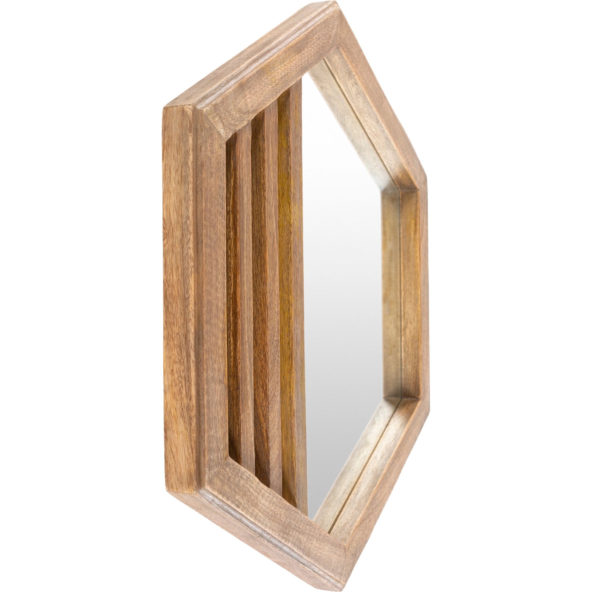 Jorah - 25048 by Surya in brown and stained. Made from wood in a modern style.