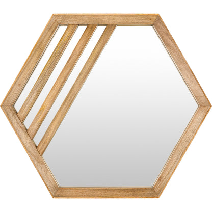 Jorah - 25048 by Surya in brown and stained. Made from wood in a modern style.