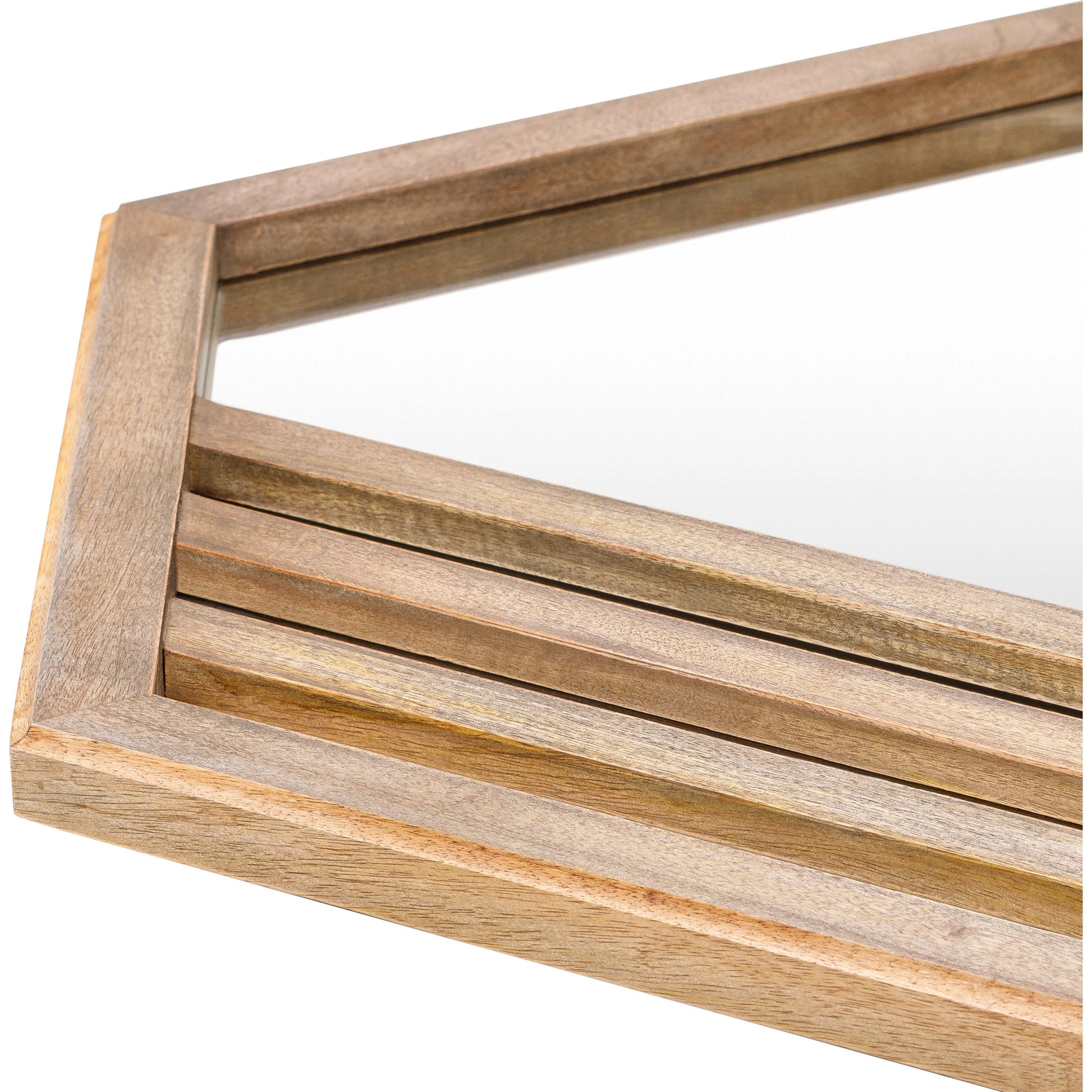 Jorah - 25048 by Surya in brown and stained. Made from wood in a modern style.