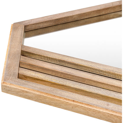 Jorah - 25048 by Surya in brown and stained. Made from wood in a modern style.