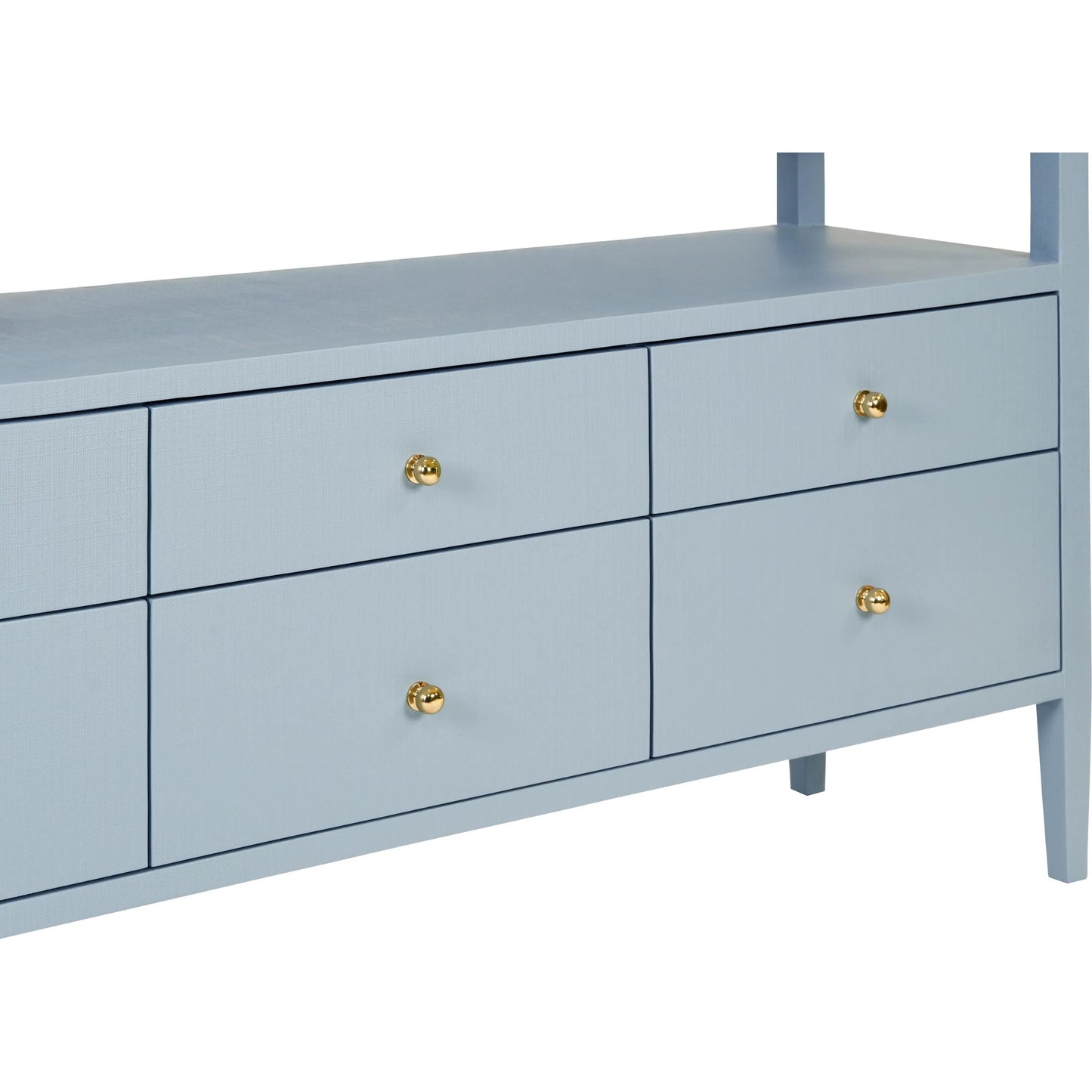 021 SI-2461299 | Closeup | Jordan Six Drawer Console by Worlds Away. Made from unique in a modern style.