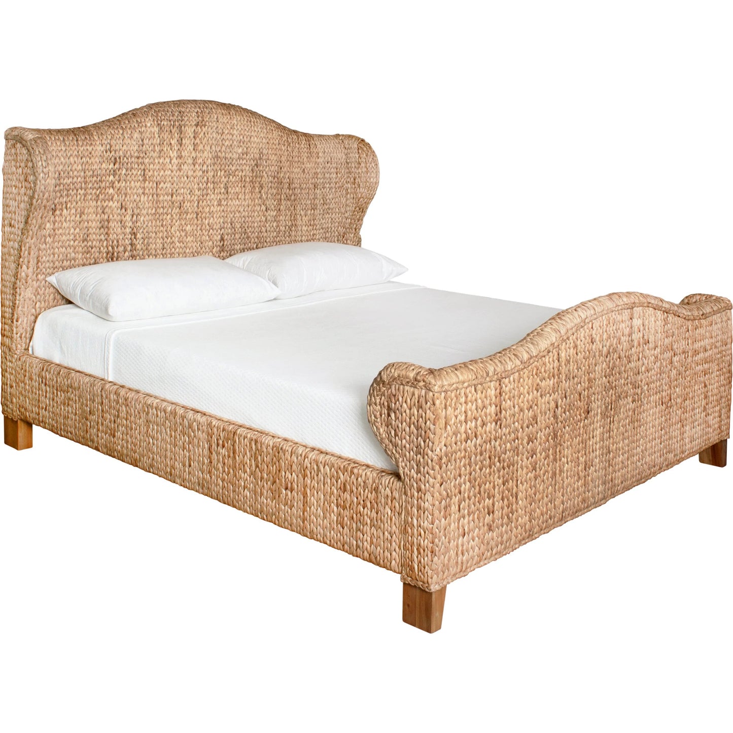 001 SI-2353675 | Primary Silo | Jovi Winged Headboard and Footboard by Worlds Away in brown. Made from unique in a rustic style.