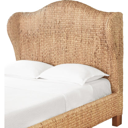 Jovi Winged Headboard and Footboard by Worlds Away in brown. Made from unique in a rustic style.