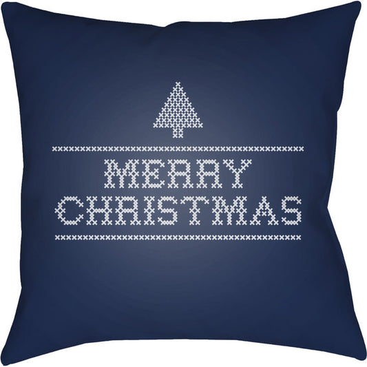 Merry Christmas III Pillow - 24346 by Livabliss. Made from front: 100% polyester, back: 100% polyester in a traditional style.