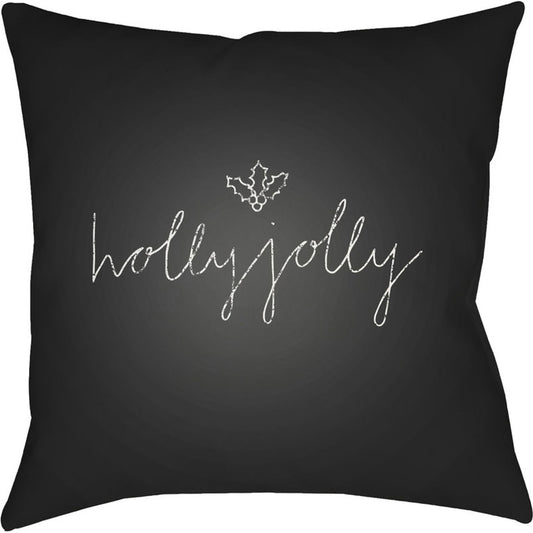 Holly Jolly II Pillow - 28511 by Livabliss. Made from front: 100% polyester, back: 100% polyester in a modern style.