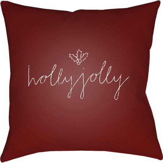 Holly Jolly II Pillow - 28511 by Livabliss. Made from front: 100% polyester, back: 100% polyester in a modern style.