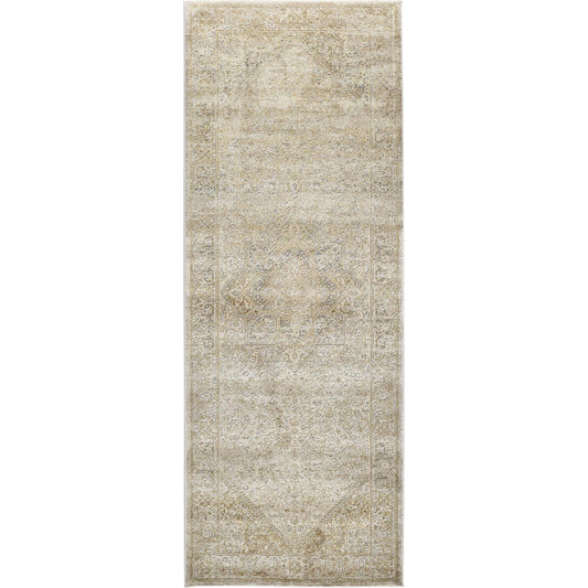 Aura Oriental Rug - 3734F by Feizy in ivory, gold. Made from polyester, polypropylene in a unique style.