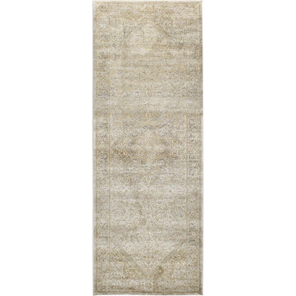 Aura Oriental Rug - 3734F by Feizy in ivory, gold. Made from polyester, polypropylene in a unique style.