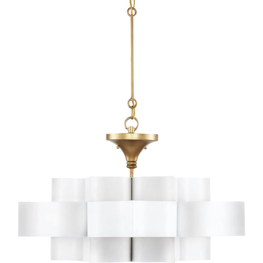 Grand Lotus Chandelier by Currey and Company. Made from unique in a modern style.