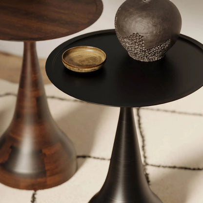Polina Side Table by LH Imports. Made from mango wood in a unique style.